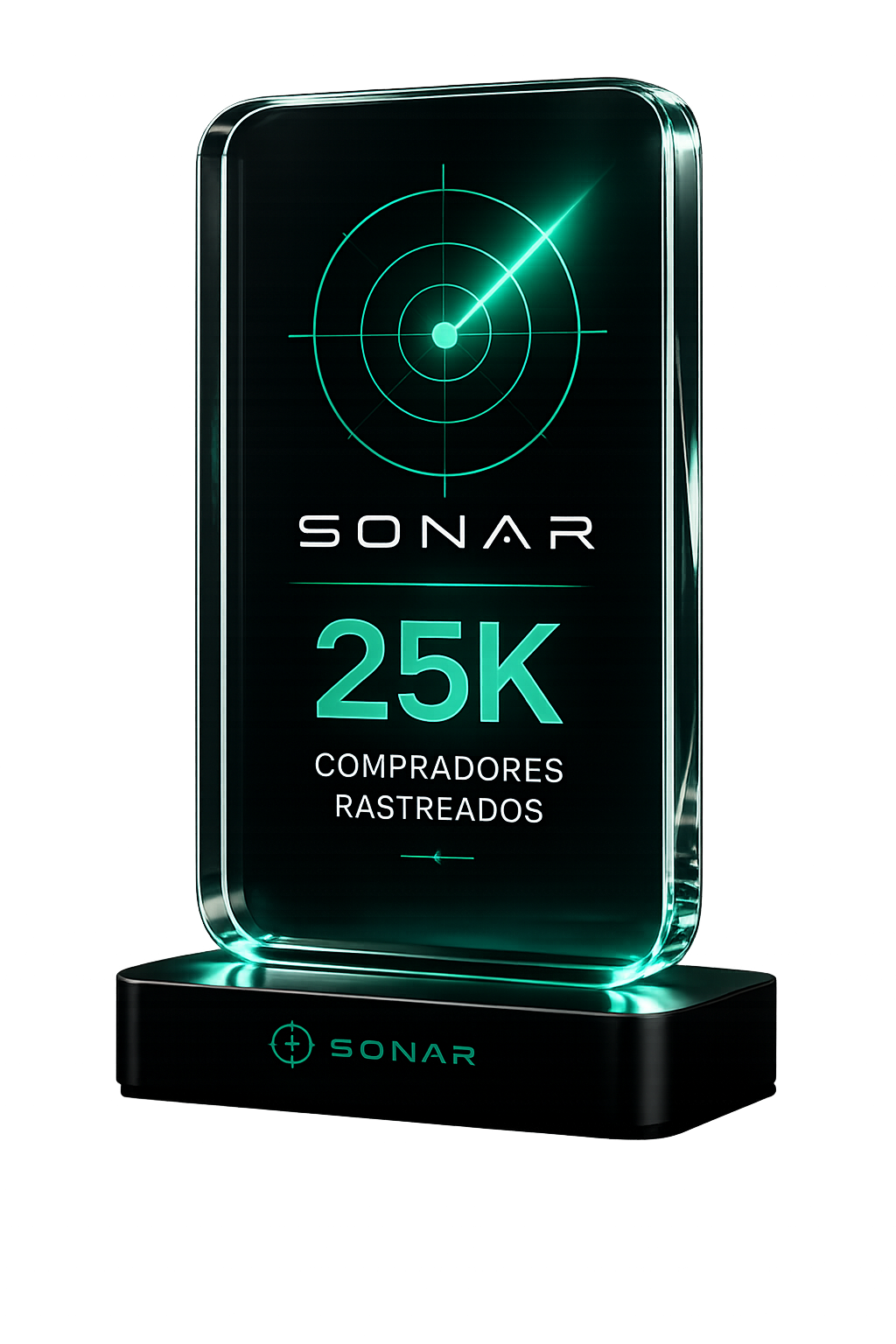Placa Sonar · 25K compradores rastreados
